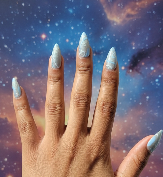 Cat Eye - Azula Swirls Stiletto Press - On